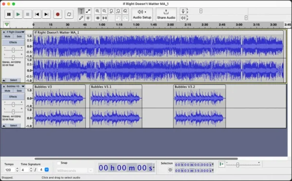 Recording& Edit Audio Audacity's 3.6.3 - Image 3