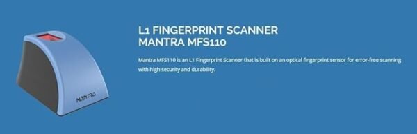 Biometric Mantra MFS 110 L1 RD Service 2 Year - Image 3