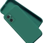 Back Cover for Oppo K10 / RM9I// A76/A36/A96 (Green, Matte Finish, Silicon)