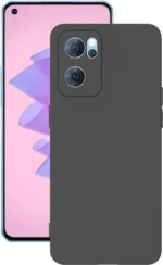 Back Cover for Oppo K10 / RM9I// A76/A36/A96 (Gray, Matte Finish, Silicon)